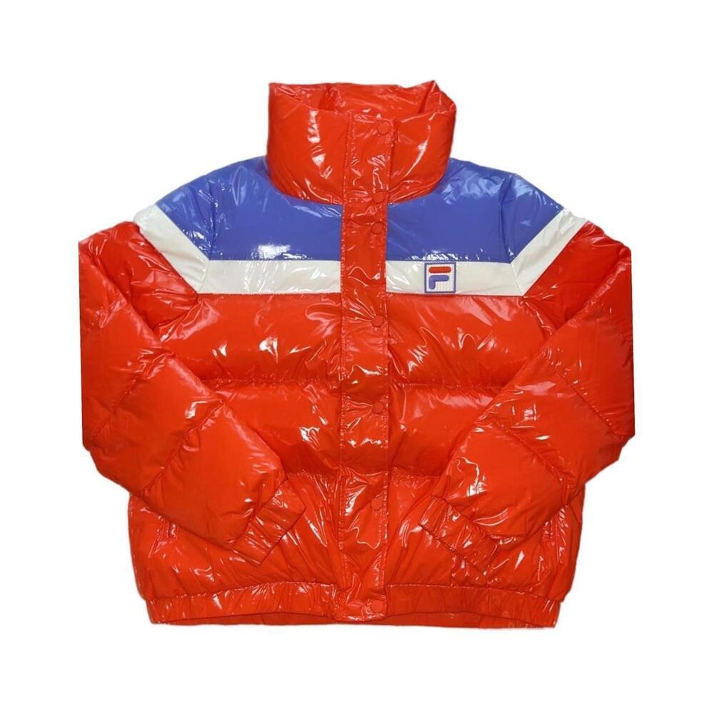 Fila Women's Red and White Coat NWT 2016 vibes